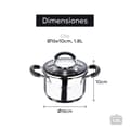 Miniatyrbild 2 av 2: Slowcooker Masterpro Ø 16 cm 1,8 L