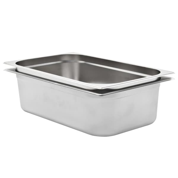 Gastronormkantiner 2 st GN 1/1 150 mm rostfritt stål