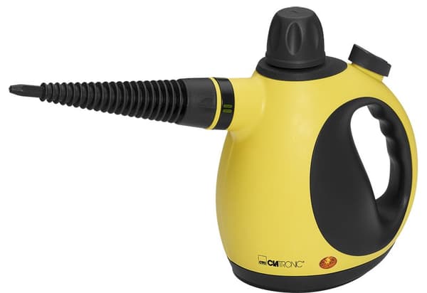 Clatronic DR 3653 Bärbar ångtvätt 0,25 L 1050 W Svart, Gul Svart, Gul