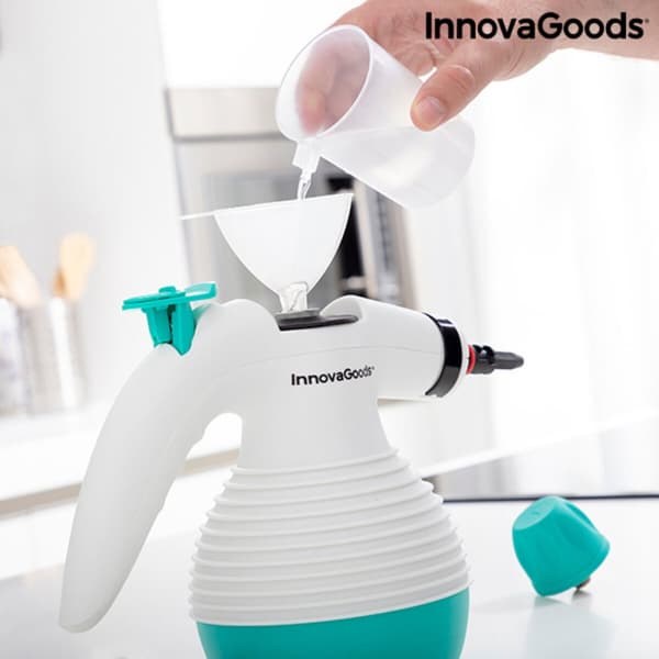 KÄYTETTY Monikäyttöinen 9-in-1 kädessä pidettävä höyrypuhdstin lisävälineillä Steany InnovaGoods 0,35 L 3 Bar 1000W 1000 W (Kunnostetut