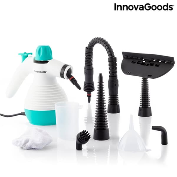 KÄYTETTY Monikäyttöinen 9-in-1 kädessä pidettävä höyrypuhdstin lisävälineillä Steany InnovaGoods 0,35 L 3 Bar 1000W 1000 W (Kunnostetut