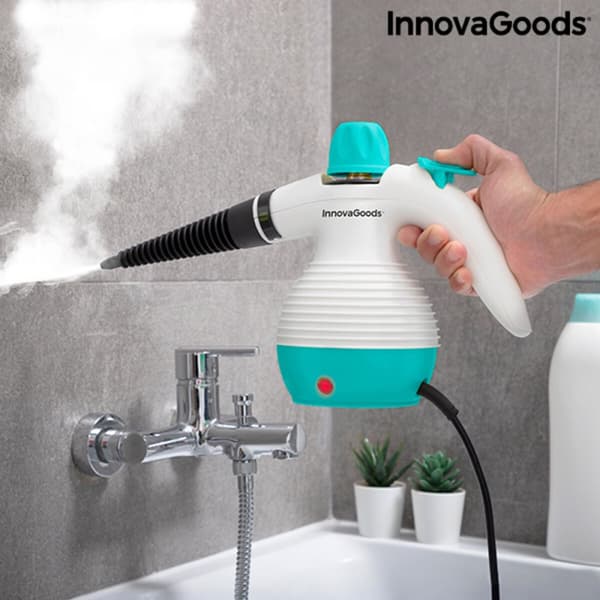 KÄYTETTY Monikäyttöinen 9-in-1 kädessä pidettävä höyrypuhdstin lisävälineillä Steany InnovaGoods 0,35 L 3 Bar 1000W 1000 W (Kunnostetut