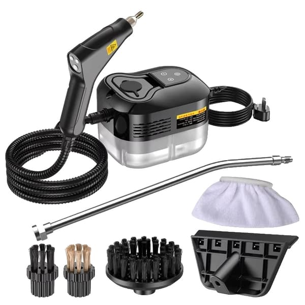 Damprenser, 1500W Effekt, 1200ml Vandkapacitet,EU, 220-240V, Sort