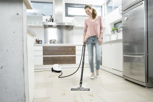 Kärcher SC 2 EasyFix Cylinderångtvätt 1 L 1500 W Svart, Vit