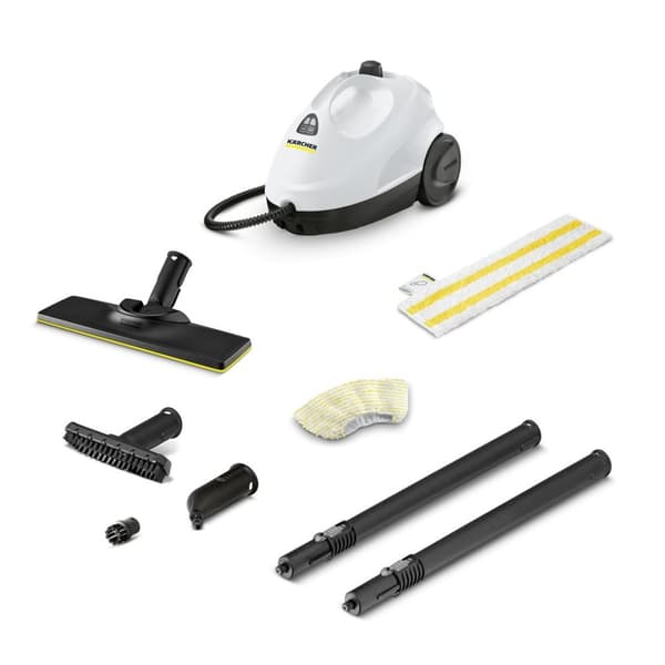 Kärcher SC 2 EasyFix Cylinderångtvätt 1 L 1500 W Svart, Vit Svart, Vit