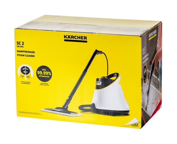 Kärcher SC 2 Deluxe 1 L 1500 W Musta, Valkoinen