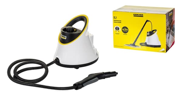 Kärcher SC 2 Deluxe 1 L 1500 W Musta, Valkoinen musta, Valkoinen