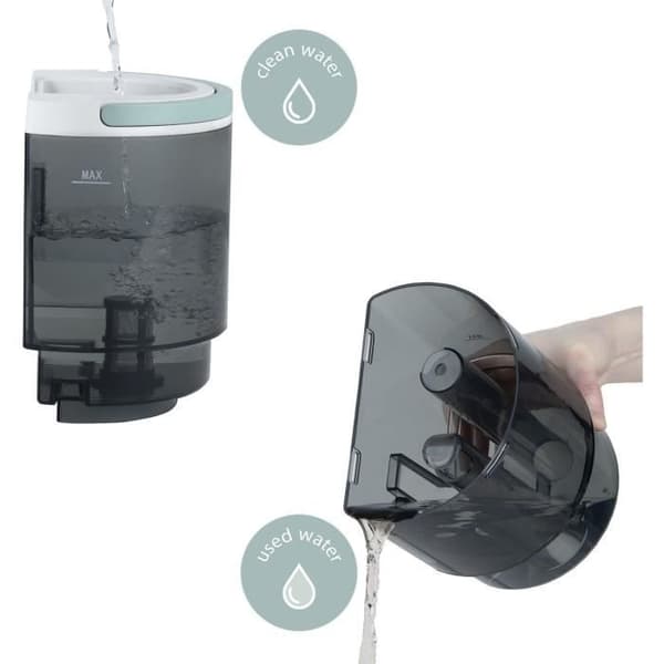 Tekstilrens med varmt vand - HKoeNIG TWT88 - 1600 ml - 290 ml/min - 1200 W - Hvid
