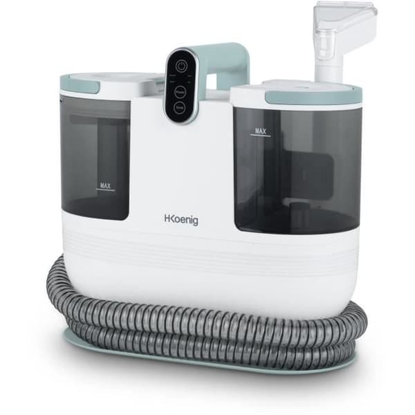 Tekstilrens med varmt vand - HKoeNIG TWT88 - 1600 ml - 290 ml/min - 1200 W - Hvid
