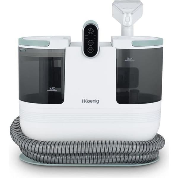 Tekstilrens med varmt vand - HKoeNIG TWT88 - 1600 ml - 290 ml/min - 1200 W - Hvid Grøn, Hvid