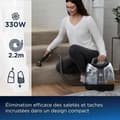 Miniatyrbillede 2 af 6: Bissell Spot Clean Plus 3724N - frakobl, rengør og sigt - let og kompakt - rør 2,20 m