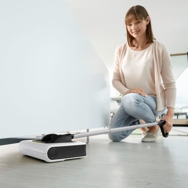 NY KARCHER KB 5 - Sladdlös elektrisk kvast - Batteritid 30 min på hårda golv (20 min på matta) - Kompakt och lätt 1,2 kg