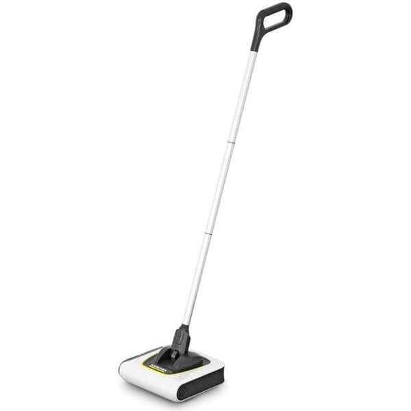 NY KARCHER KB 5 - Sladdlös elektrisk kvast - Batteritid 30 min på hårda golv (20 min på matta) - Kompakt och lätt 1,2 kg Svart, Vit