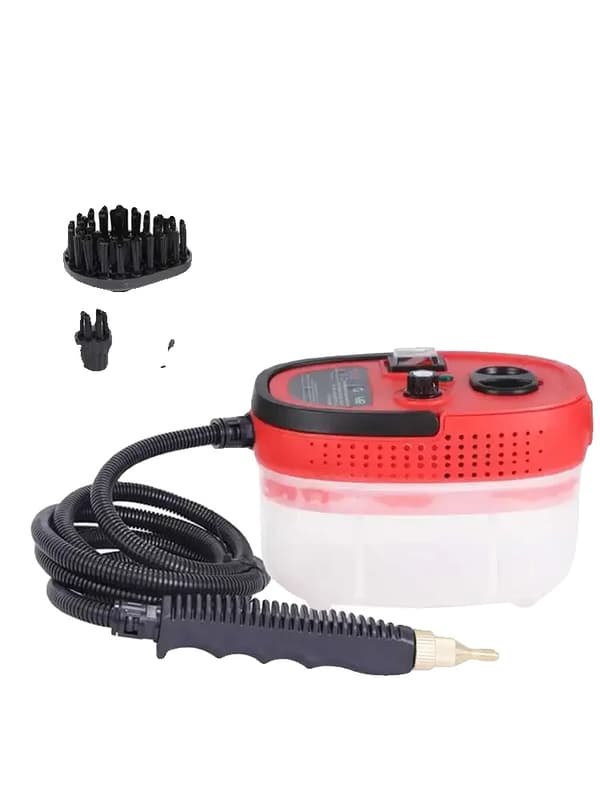Vesihöyrypuhdistin, yli 1400 W teho, monikäyttöinen liitettävyys,Punainen, 220-240V