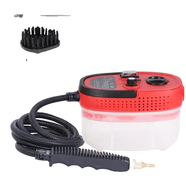 Højtemperatur damprenser, 2500W effekt, 1200ml kapacitet,rød, 220-240V