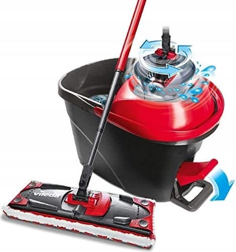Vileda Ultramax Turbo BOX roterande plattmopp med hink