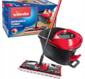 Miniatyrbild 1 av 4: Vileda Ultramax Turbo BOX roterande plattmopp med hink