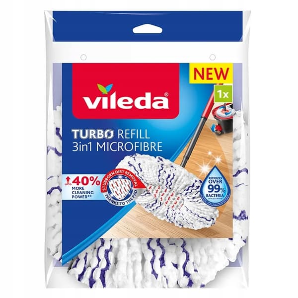 Vileda Turbo 3in1 mikrokuitumoppin pyörivä sisäosa