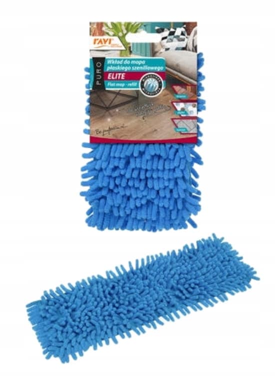 Platt moppinsats i mikrofiber