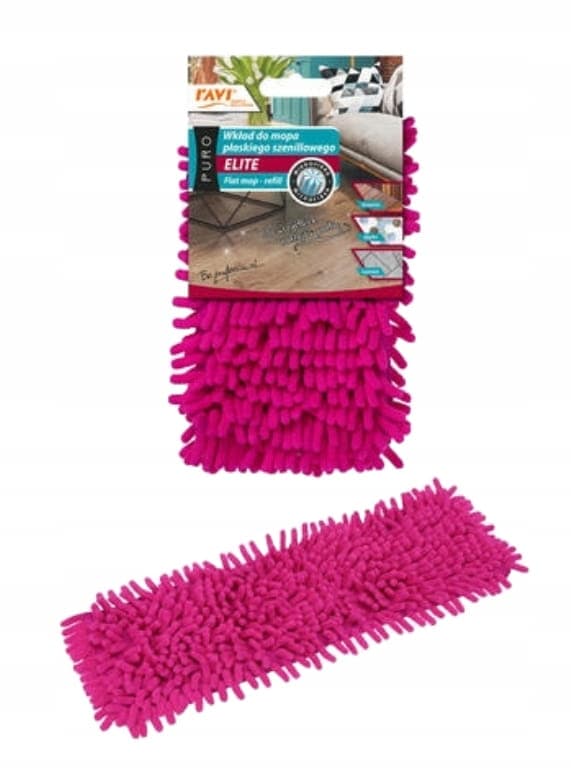 Platt moppinsats i mikrofiber