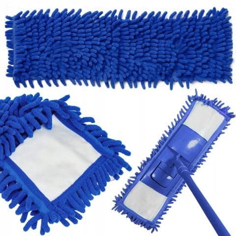 Mikrofibermoppinsats, blå, universal