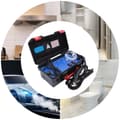 Miniatyrbillede 1 af 4: Damprenser, 3000W Effekt, Højtemperatur Damp, 6-Trins Justerbar,Elektrisk