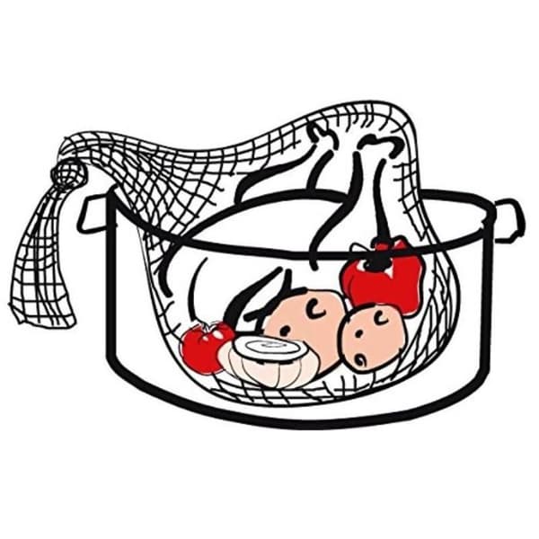 3 nät för buljong