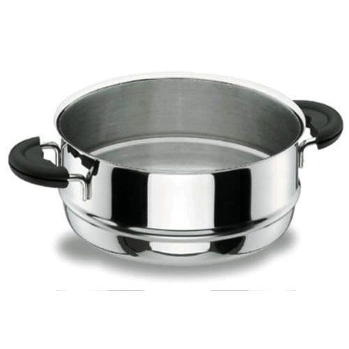 Ångkorg - Lacor - 88424 - Diameter 24 cm - Inox 18/10 - Modern design