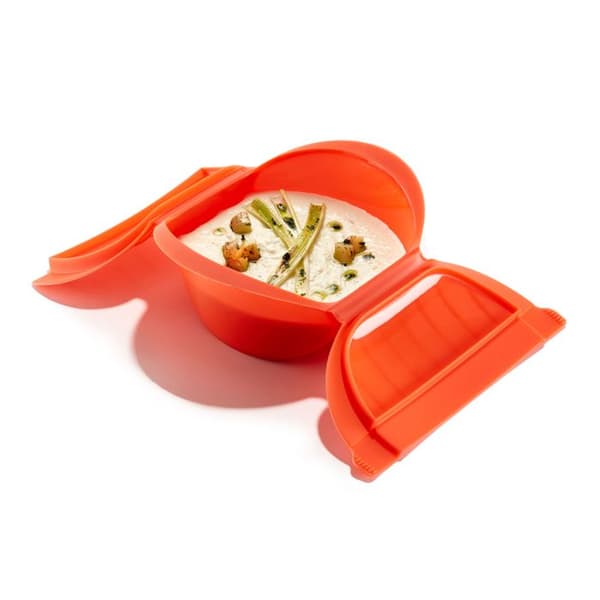 Papillote - LEKUE - 1/2 personer - Silikon - Röd - Mikrovågssäker