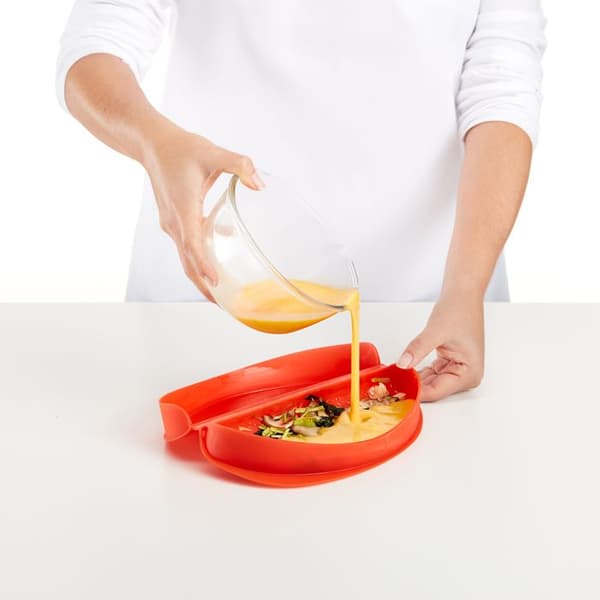 Omelettkokare - LEKUE - Silikon - Mikrovågskompatibel - Tål från -60°C till 220°C - 250 ml
