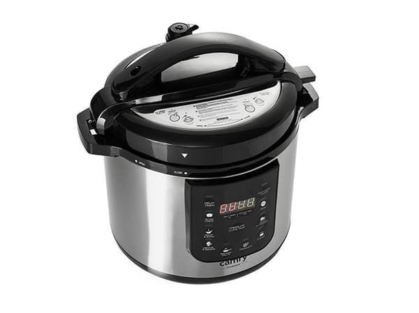 Camry Premium CR 6409, 6 l, 1000 W, Sort, Rustfritt stål, Rustfritt stål, Berøringskontroll, Manuell