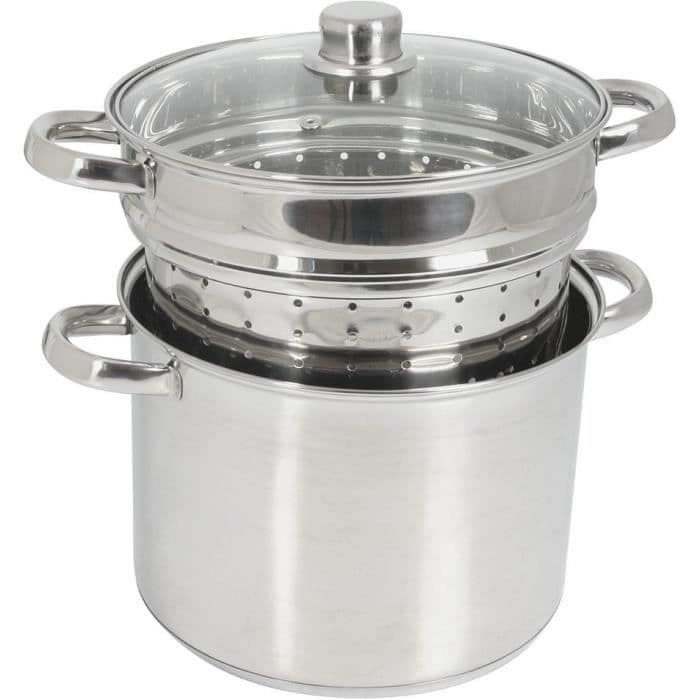 CREALYS 504626 kogt pasta rustfrit stål 8l induktion
