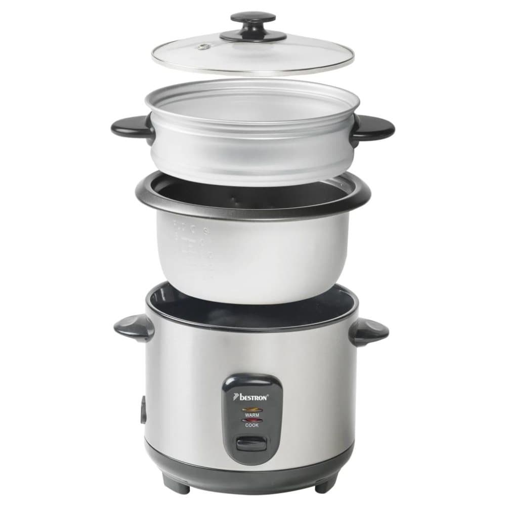 Bestron Riskokare Asia Lounge ARC100AS stål 1L 400W