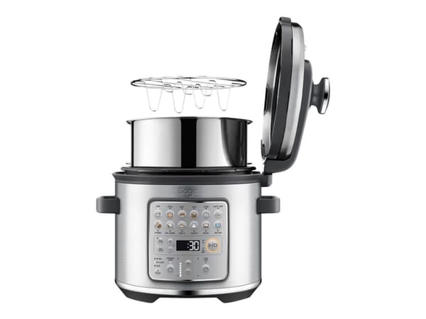 Sage SPR680BSS2EEU1 the Fast Slow GO - Trykkoker - 6 liter - 1100 W - børstet rustfritt stål