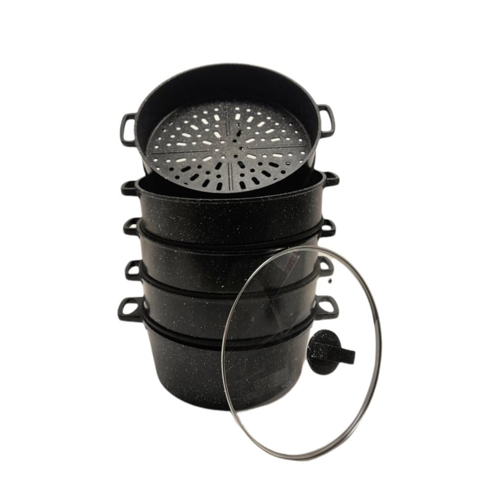Vakeen 4 lager ångkokare nonstick 28cm
