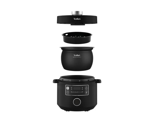 Tefal Turbo Cuisine CY754830, 5 L, 1000 W, 12 h, Kiina, Musta, Polypropeeni (PP)