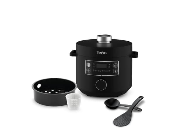 Tefal Turbo Cuisine CY754830, 5 L, 1000 W, 12 t, Kina, Sort, Polypropylen (PP)