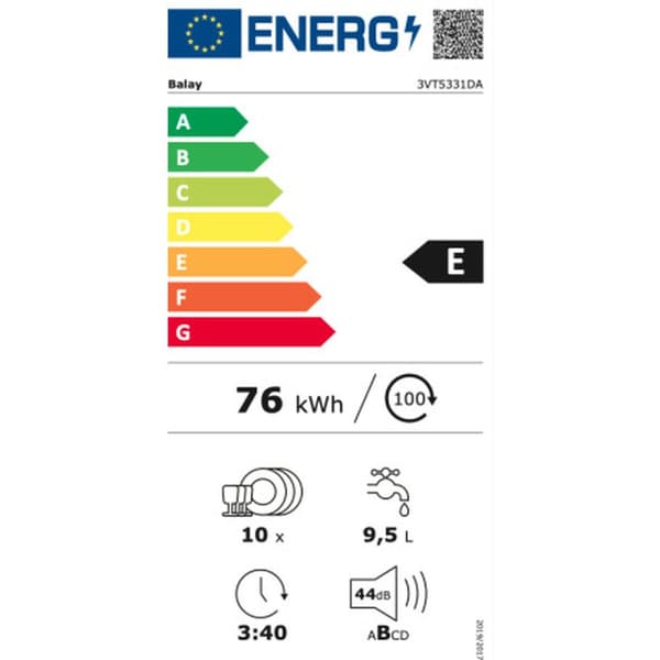 Astianpesukone Balay 3VT5331DA