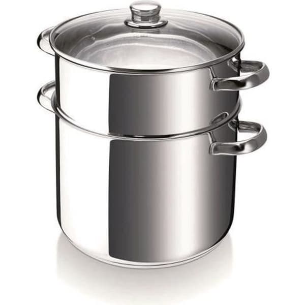 BEKA Couscoussier Chambord - Ø 28 cm - 15 L - Grå - Alla värmekällor inklusive induktion