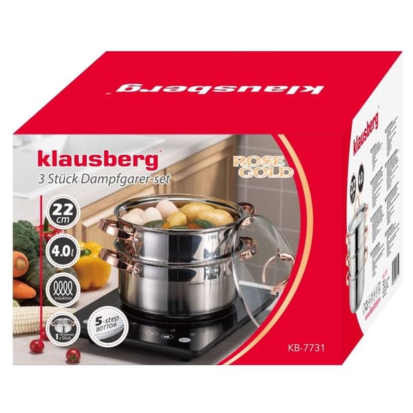 ?NGGR�KTA ?NGMATlagningsset 22CM 3 ELEMENT. KLAUSBERG KB-7731
