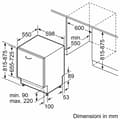 Pikkukuva 6 / 6: Astianpesukone BOSCH SMV4HAX19E 60 cm Valkoinen