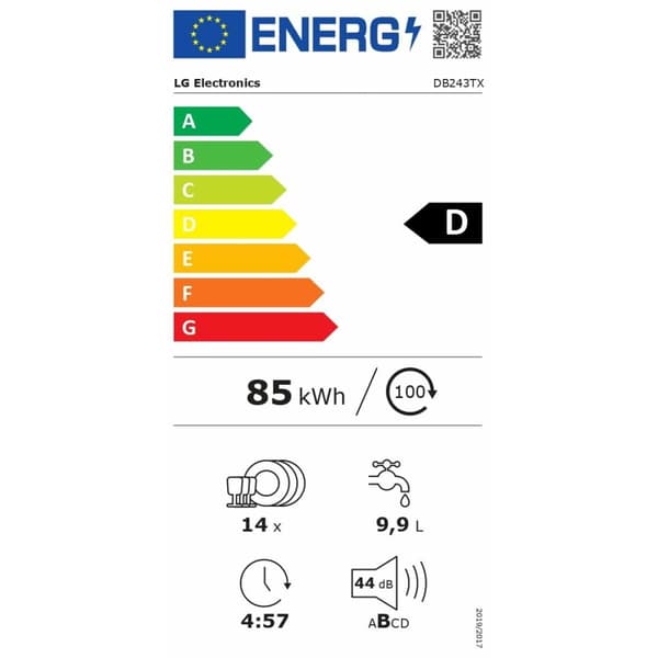 Astianpesukone LG DB243TX