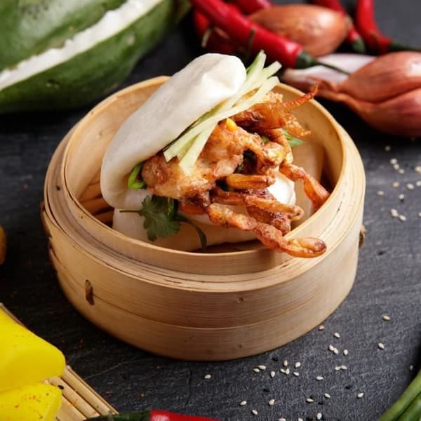 Bambuslock för ångkokare 10 tum - 10-pack Shao Mai