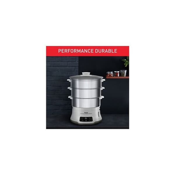 Dampkoker - Tefal - VC502D10 - 9 liter - 900 watt - 8 matlagingsprogrammer