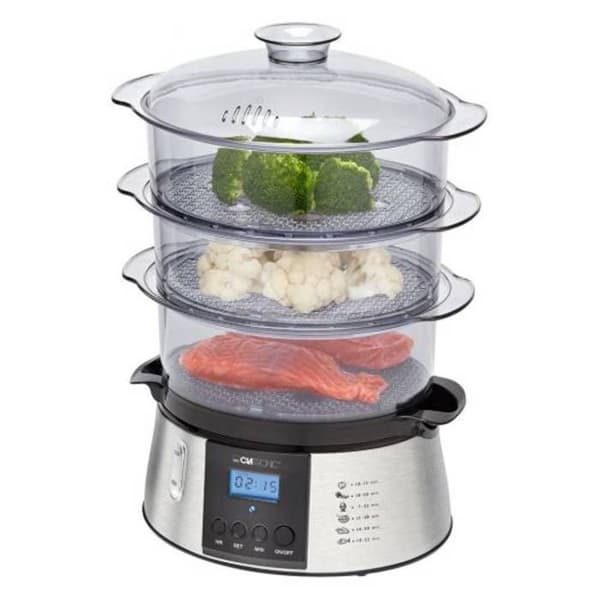 Ångkokare - CLATRONIC - DG 3547 - 6 liter - 800 Watt - Digital timer