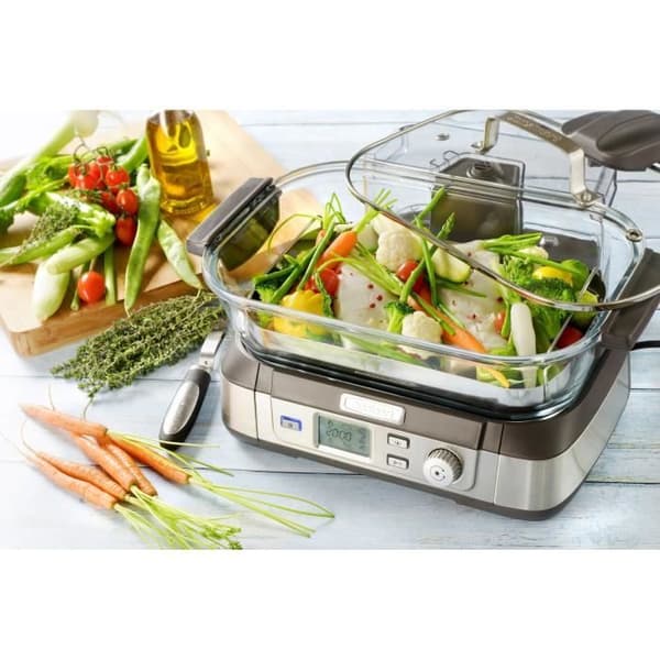 CookFresh ångkokare - CUISINART - STM1000E - 1880W - Kapacitet 5L - 5 program - 3 funktioner
