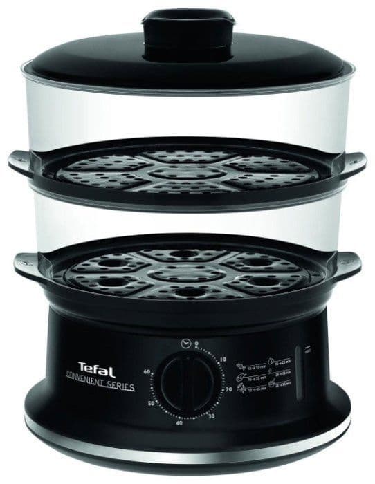 Ångkokare - TEFAL - VC140131 - Svart - 900W - Mekanisk timer