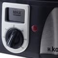 Miniatyrbild 3 av 4: Elektrisk ångkokare - HKOENIG - VAP12 - 12 liter - 60 minuters timer - Transparent / Rostfritt stål