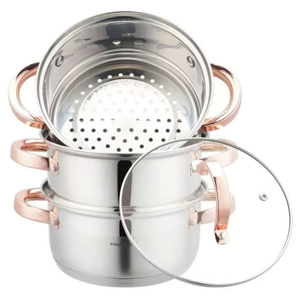 GARNEK PÅ ÅNG KLAUSBERG 4 DELAR 18cm KB-7726 ROSA GULD