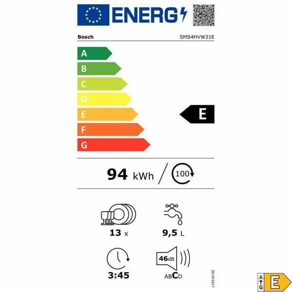 Diskmaskin BOSCH Vit 60 cm